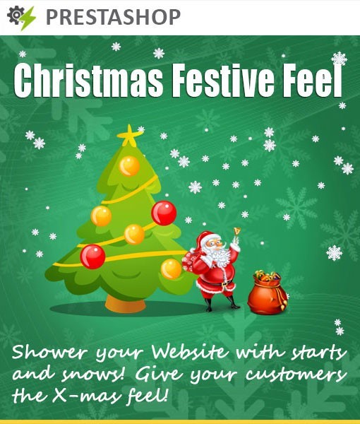 Make visitor Christmas Feel in your PrestaShop eCommerce