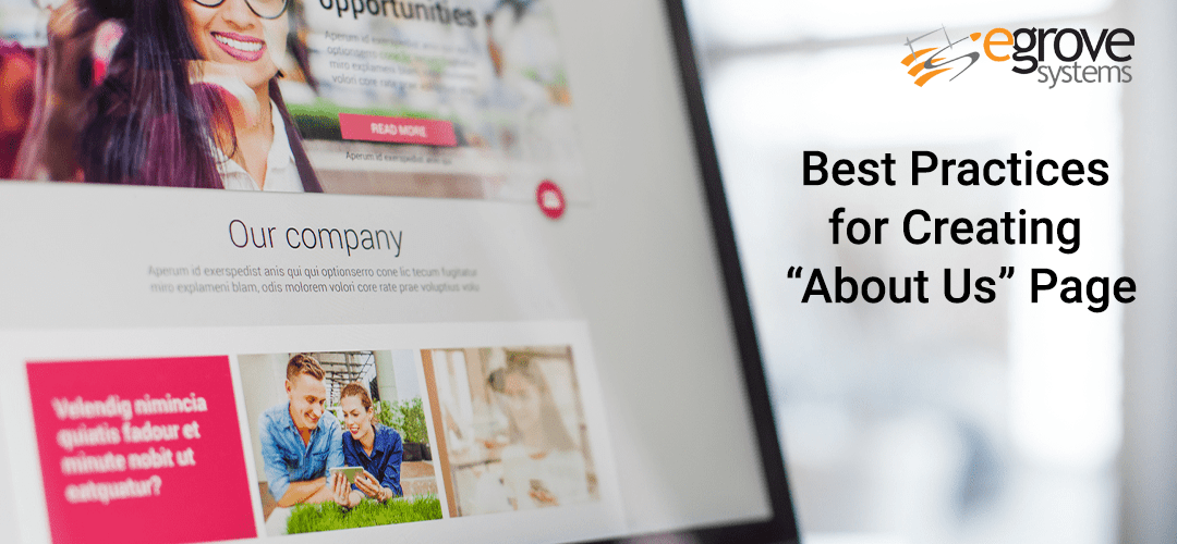Best Practices for Creating     “About Us” Page