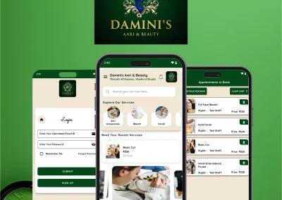 Damini&rsquo;s Aari and Beauty Salon App