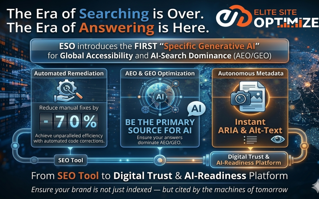 Elite Site Optimizer Launches Industry’s First ‘Specific Generative AI’ for Global Accessibility and AI-Search Dominance