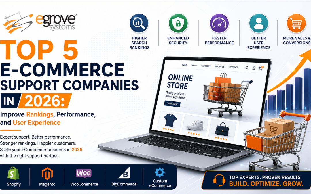 Top 5 E-Commerce Support Companies in 2026: Improve Rankings, Performance, and User Experience