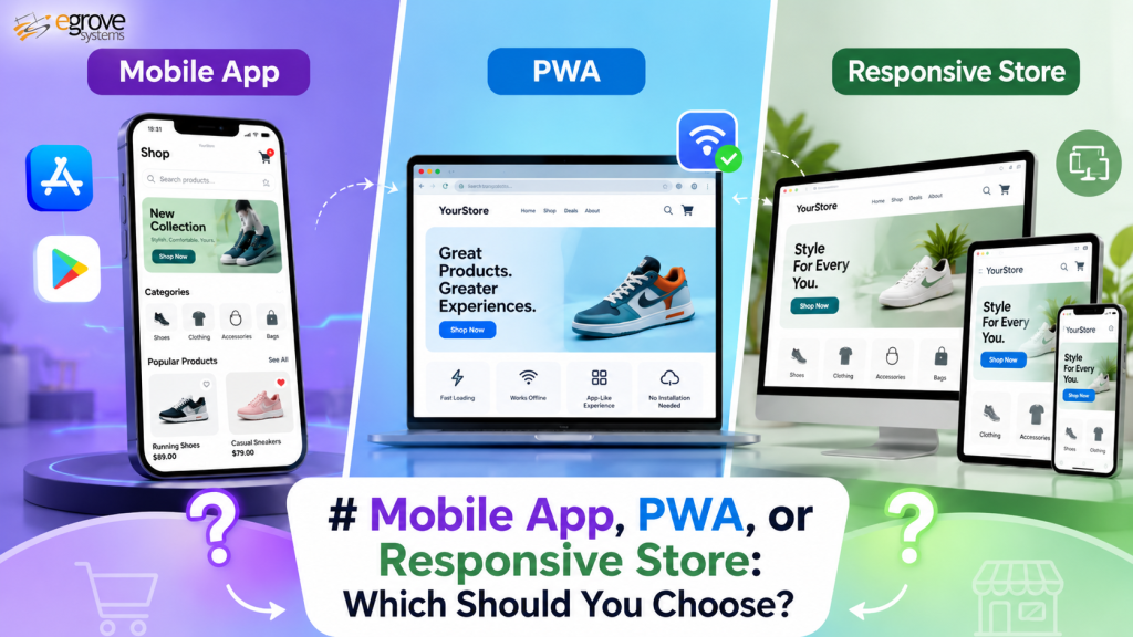 Mobile App, PWA, or Responsive Store: Which Should You Choose?